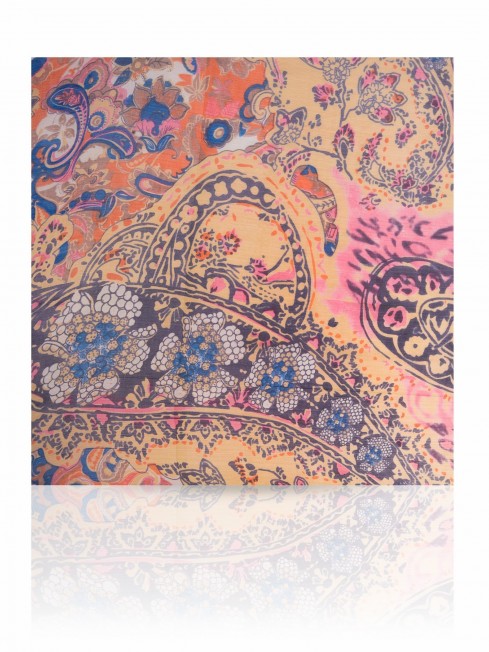 Палантин Женский S-PAISLEY.ANIMAL/GOLD